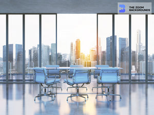 Modern Office Interior Zoom Background