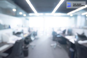 Blurred Office Interior For Business Concept Zoom Background