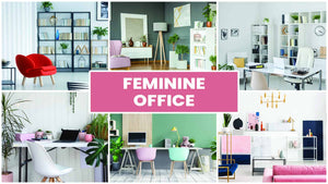 Feminine Office Zoom Backgrounds Bundle #girlboss Series (25 images) + FREE e-book