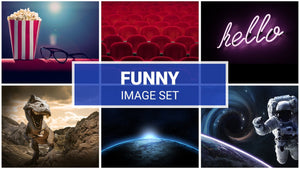 Funny Zoom Backgrounds Set (19 images)+ FREE e-book