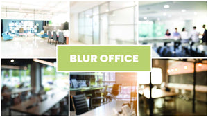 Blur Office Zoom Backgrounds Set (28 images)+ FREE e-book