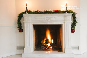 Christmas fireplace