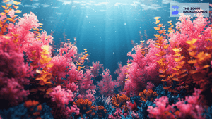 Underwater Coral Reef Zoom Background