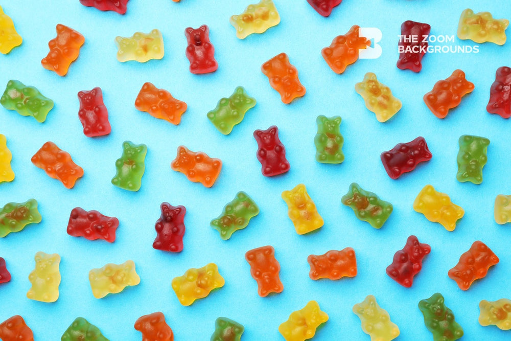 Gummy Bear Jelly Candy Zoom Backgrounds