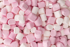 Pink Marshmallows Zoom Backgrounds