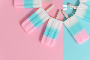 Watercolor Popsicles Zoom Backgrounds